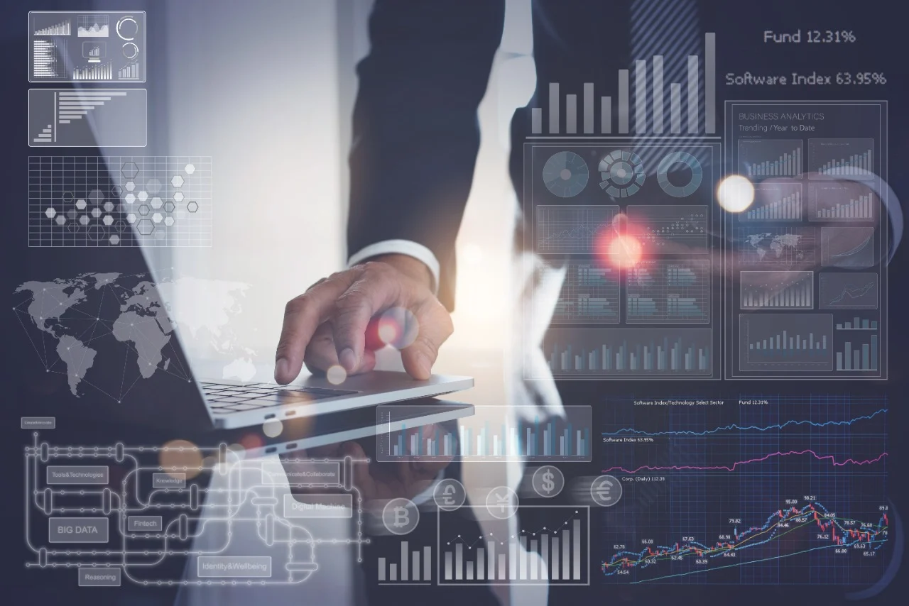 Business analytics dashboard showing verified digital conversion performance