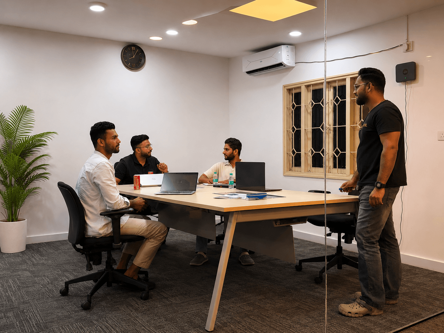 Bixeltek team planning a digital product together