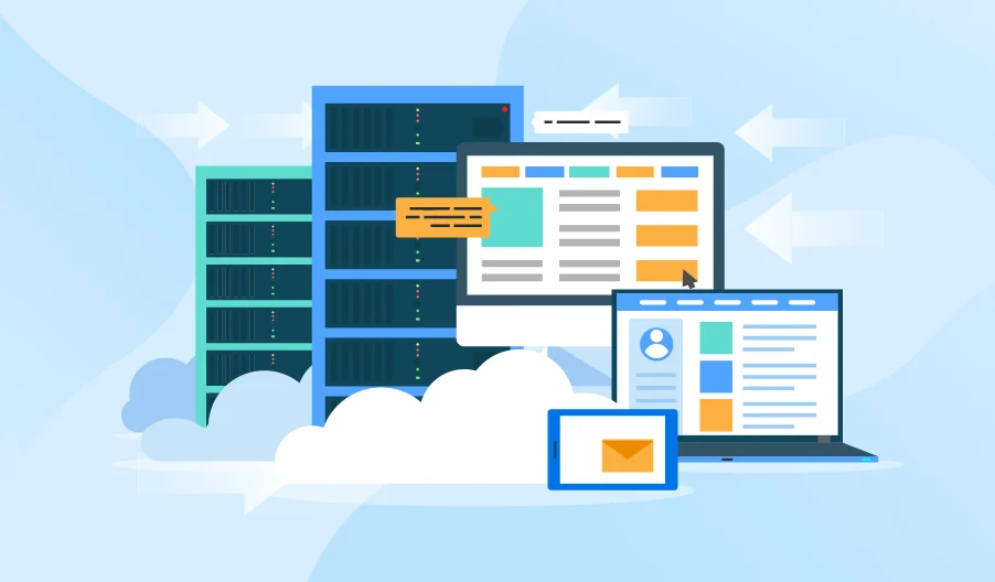 Custom web application architecture and dashboard interface