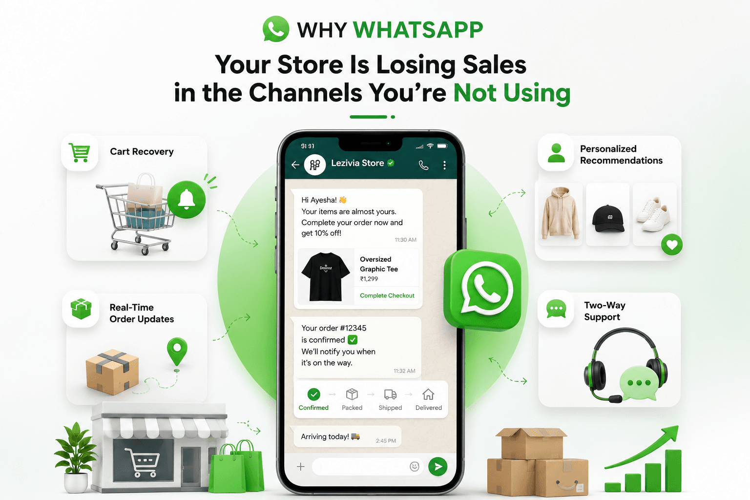 WhatsApp catalog and broadcast interface